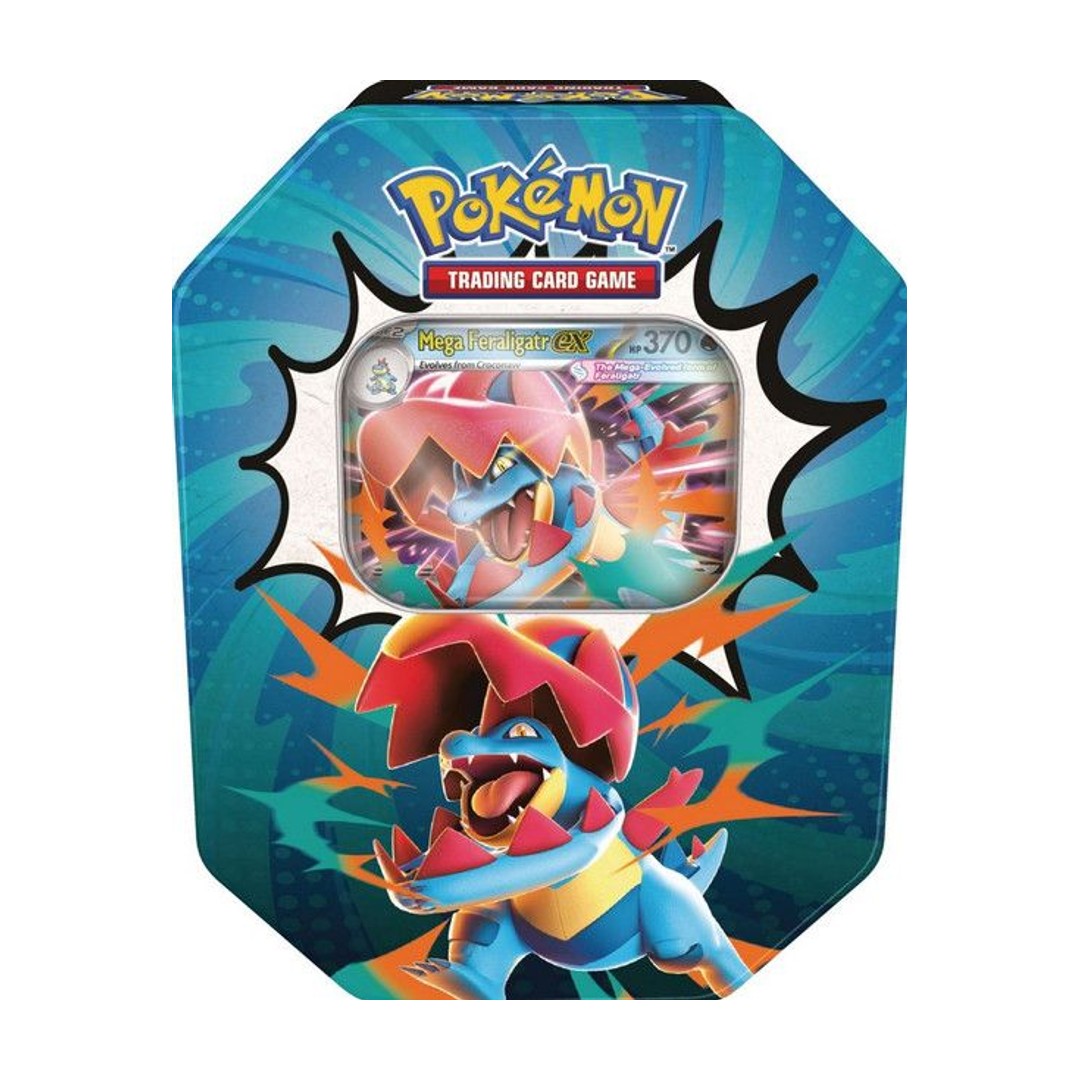 Pokémon TCG: Mega Evolution Ascended Heroes Tin - Mega Feraligatr Ex