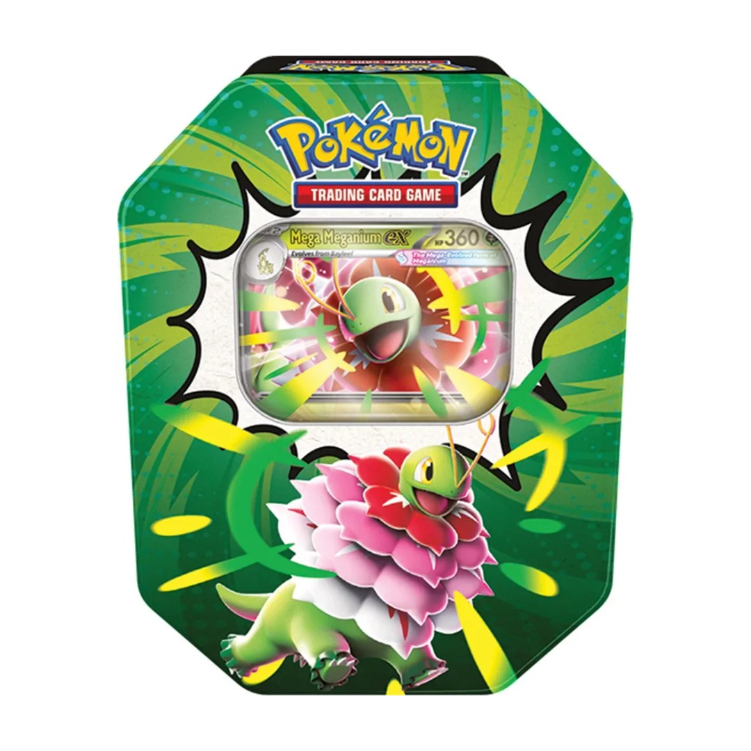 Pokémon TCG: Mega Evolution Ascended Heroes Tin - Mega Meganium Ex