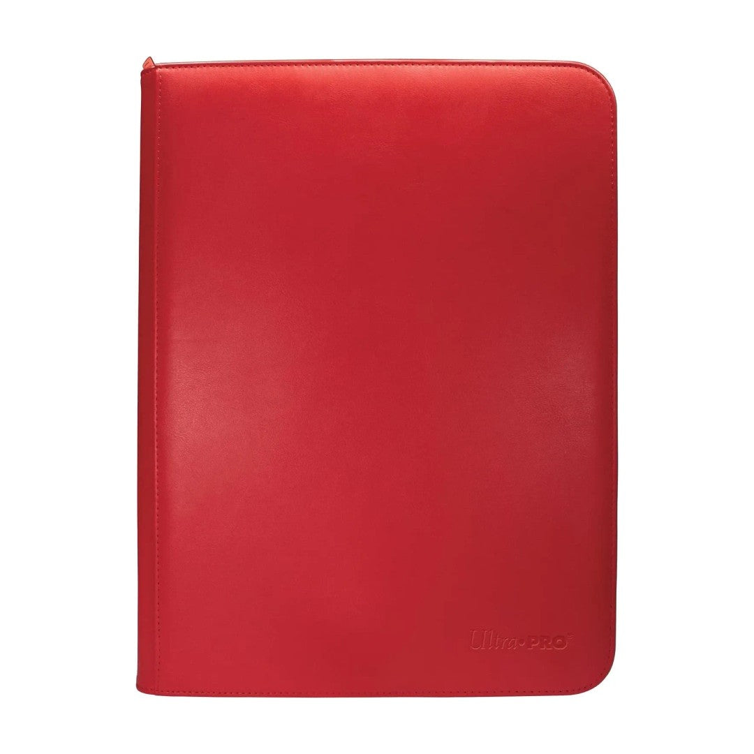 Ultra PRO Vivid 9-Pocket Zippered PRO-Binder: Red