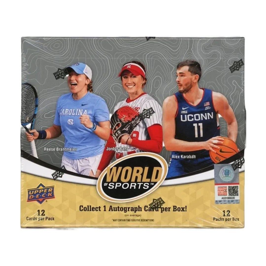2025 Upper Deck World of Sports Volume 1 Hobby Box