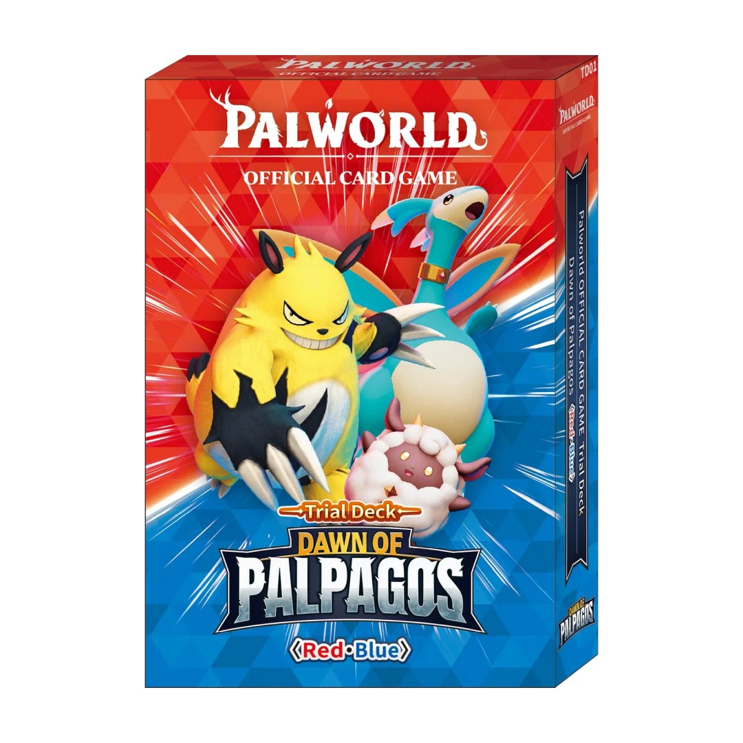 Palworld OFFICIAL CARD GAME Dawn of Palpagos Red•Blue Trial Deck