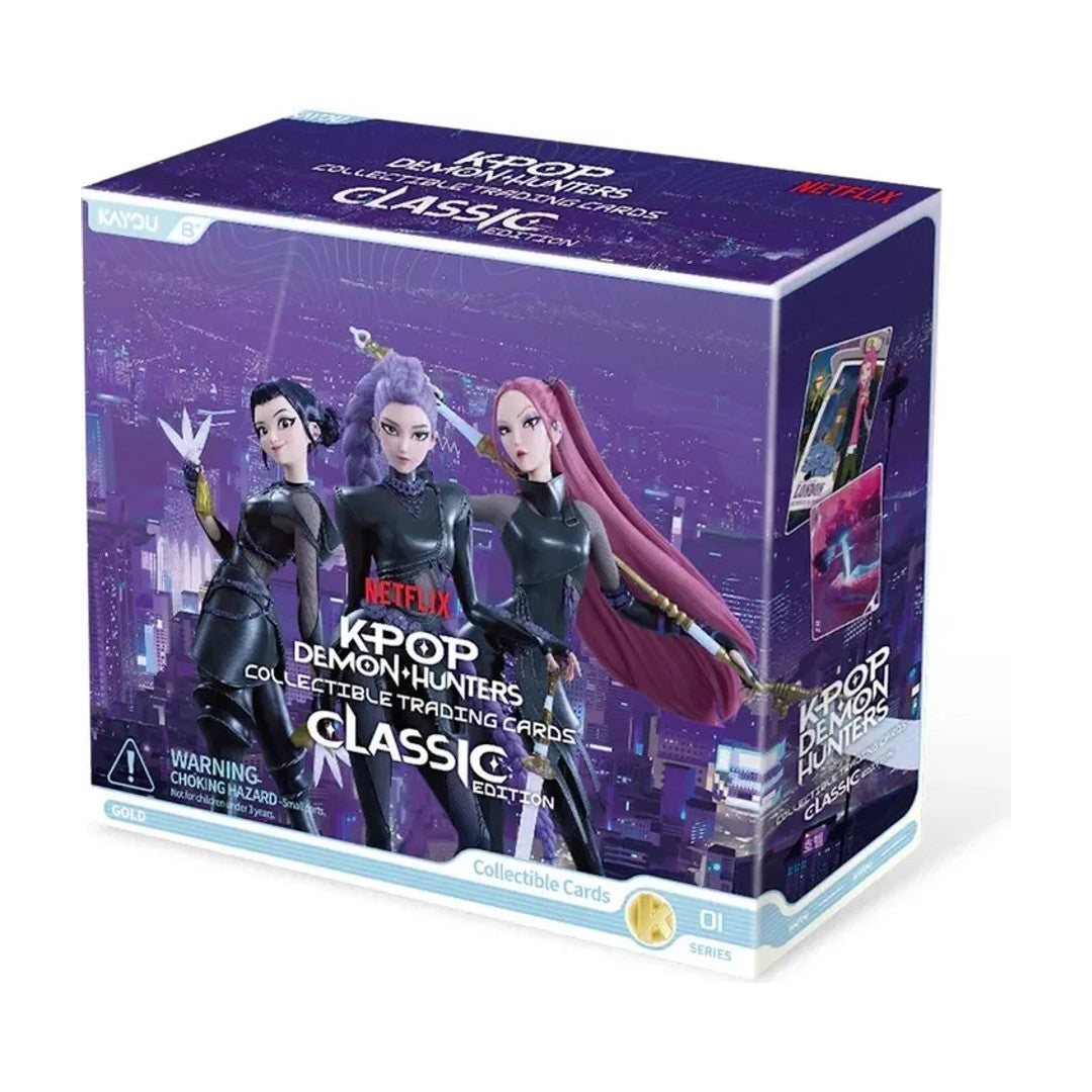 Kpop Demon Hunters World Tour Collectible Cards Classic Edition Booster Display