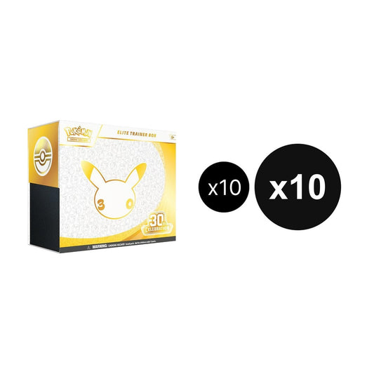 Pokémon TCG 30th Celebration Elite Trainer Box Case