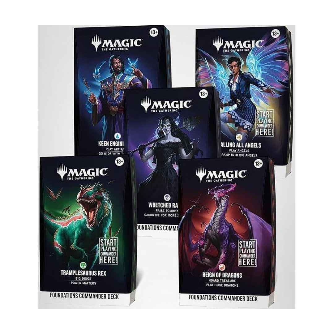 Magic: The Gathering Foundations Commander Decks [Set of 5]