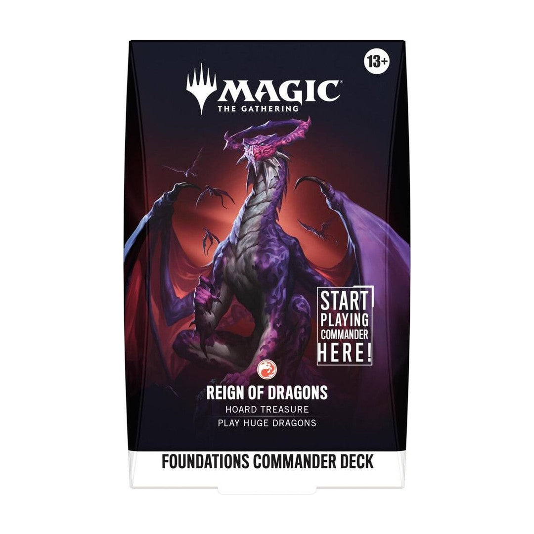 Magic: The Gathering Foundations Commander Deck - Reign of Dragons