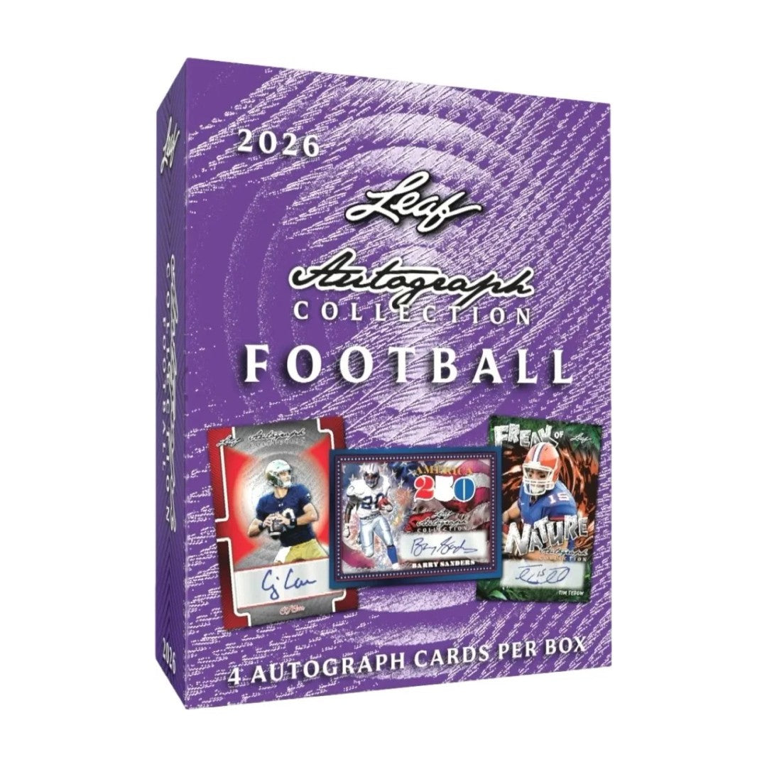 2026 Leaf Autograph Collection Football Hobby Box