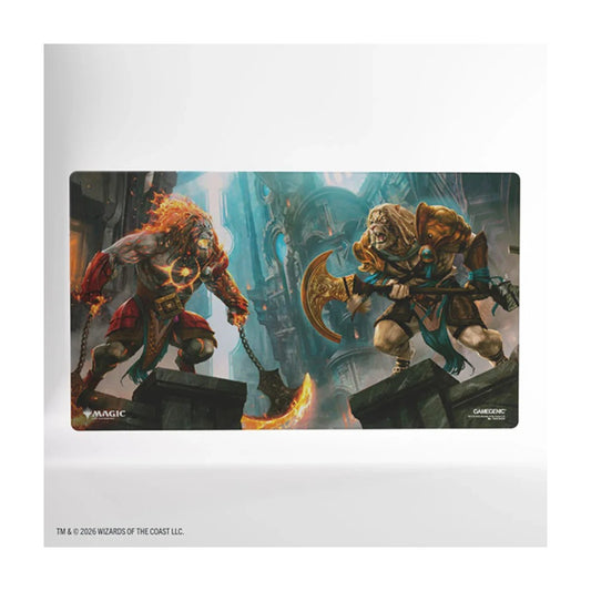Magic: The Gathering Reality Fracture Shiny Playmat - Ajani, Path of Vengeance/Ajani, Counter Attack Leader