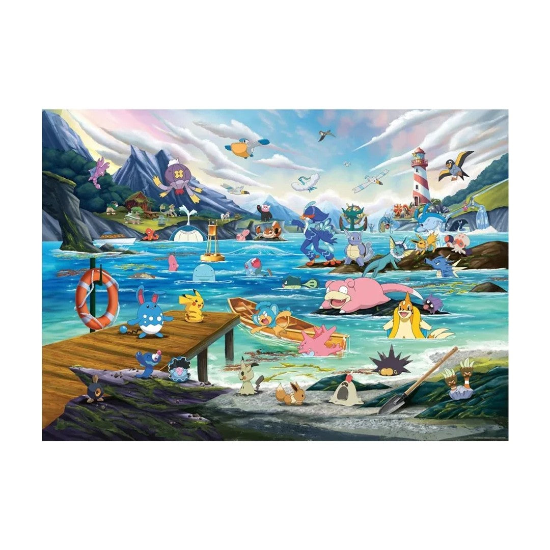 Puzzle: Pokemon- Pokémon Breakout #3- Vaporeon, Marine (1000 Pieces)
