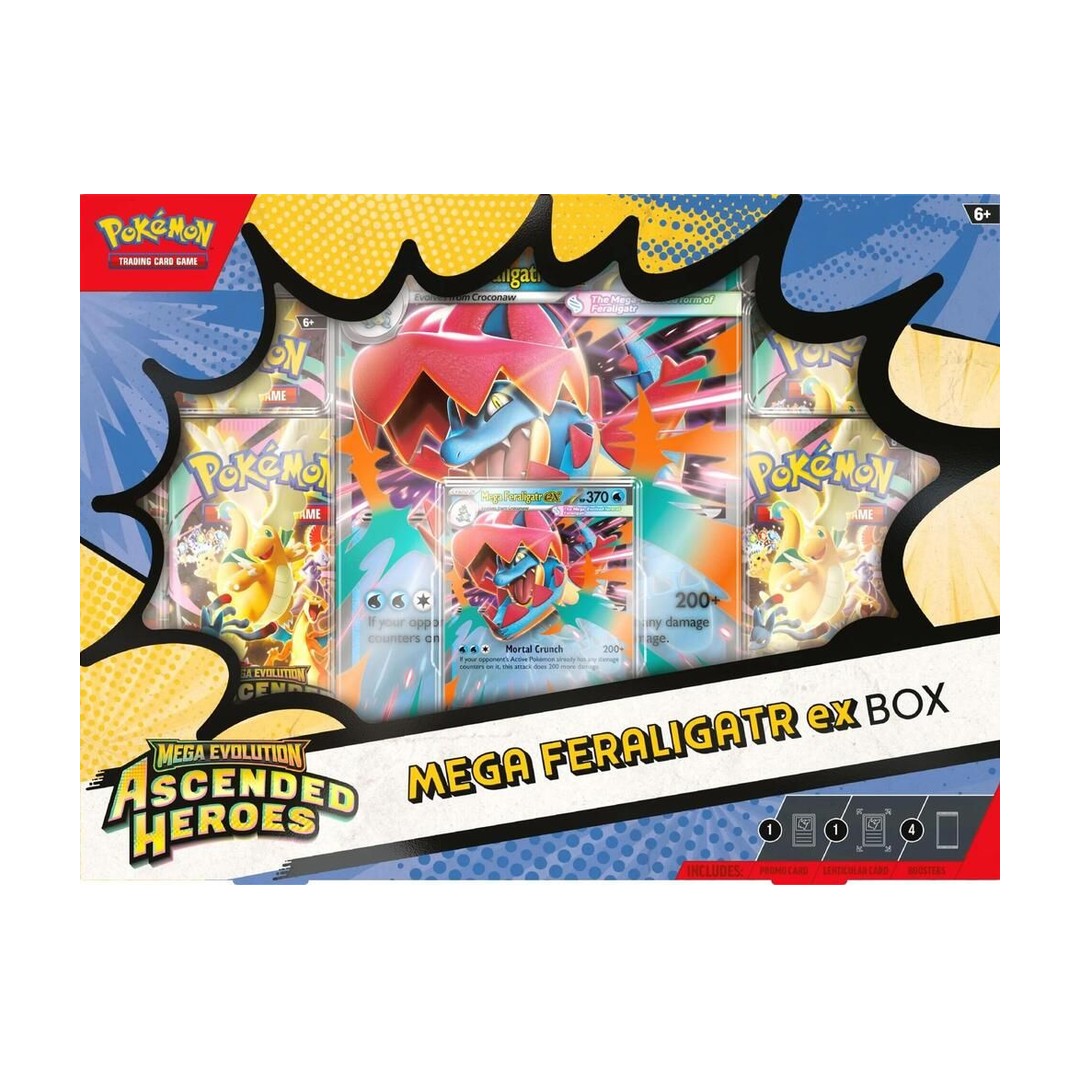 Pokémon TCG Ascended Heroes Mega Feraligatr ex Box