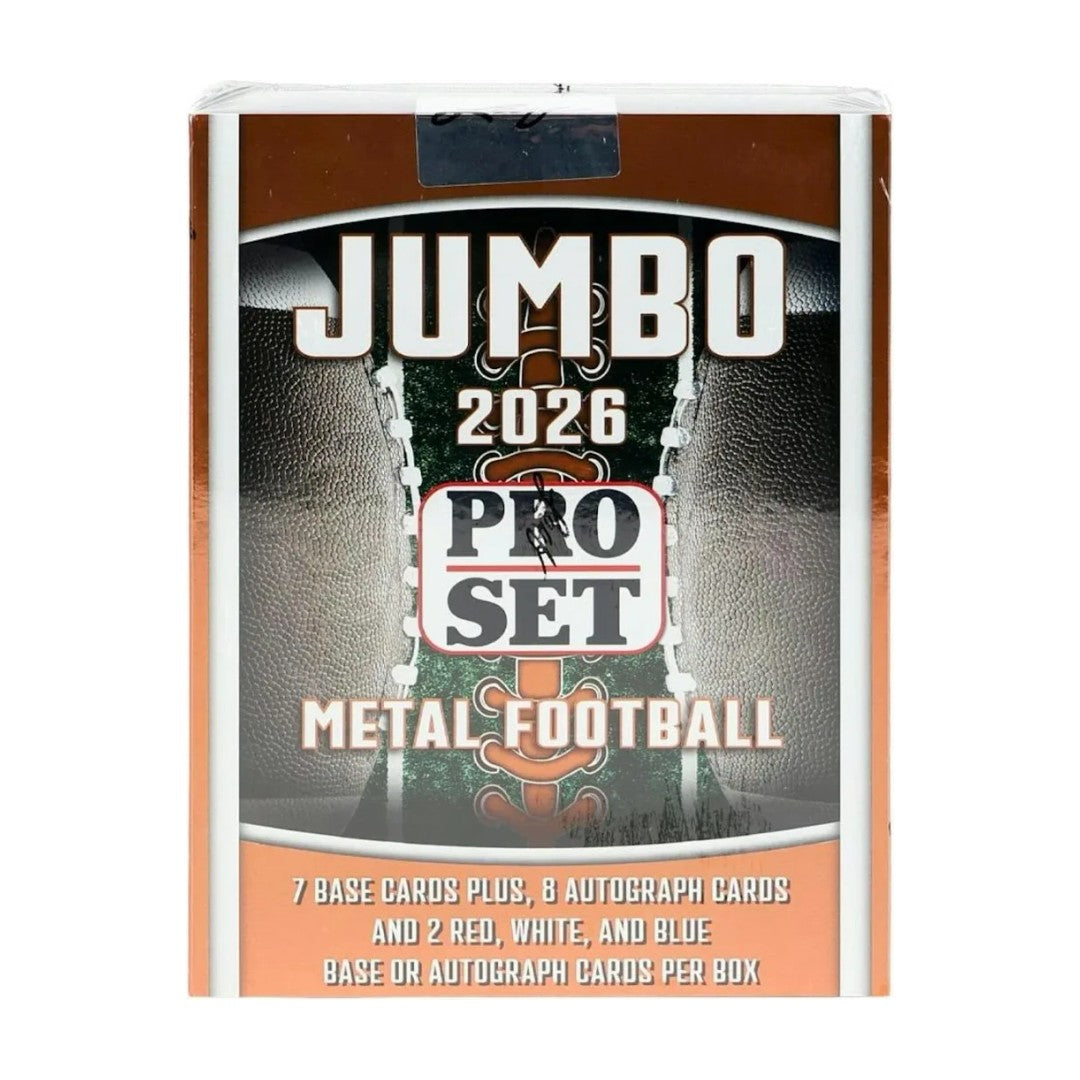 2026 Leaf Pro Set Metal Football Hobby Jumbo Box